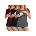 thumbnail image 1 of Yawrut 3-Piece Set, Short Sleeved Round Neck Double-Layer Nursing T-shirt, 1 of 5