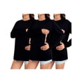 thumbnail image 1 of Yawrut 3Pack Women's Long Sleeved Nursing Top, Soft Maternity Shirt With Hidden Zipper, 1 of 8