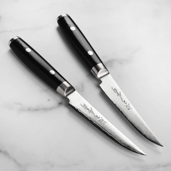Yaxell Ran Plus 2 Piece Steak Knife Set