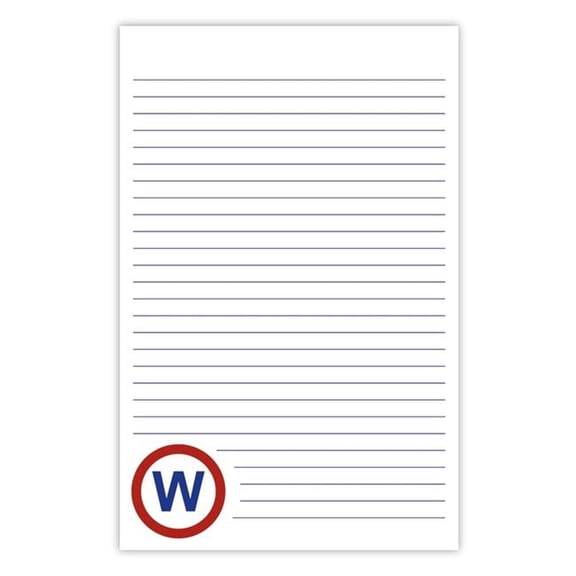 Yay Novelty 5042 5.5 x 8.5 in. 70 lbs 50 Sheet Organize with Style Illustrated Notepad for Daily Planning & To Do Lists - Cubs W