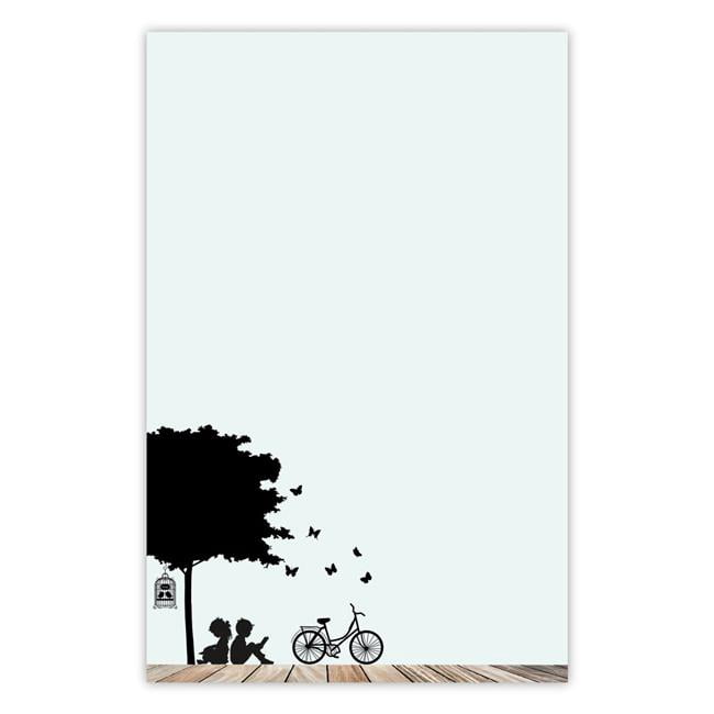Yay Novelty 5011 5.5 x 8.5 in. 70 lbs 50 Sheet Organize with Style Illustrated Notepad for Daily Planning & To Do Lists - Study Buddies