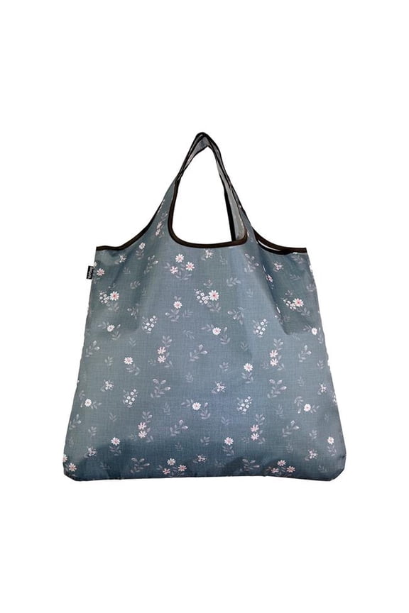 4107 Original Eco Friendly Stylish Tote Large Excellent Versatile Reusable Shopping Bag - Gray Linen