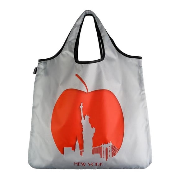 Yay Novelty 4339 Original Eco Friendly Stylish Tote Large Excellent Versatile Reusable Shopping Bag - NY Apple