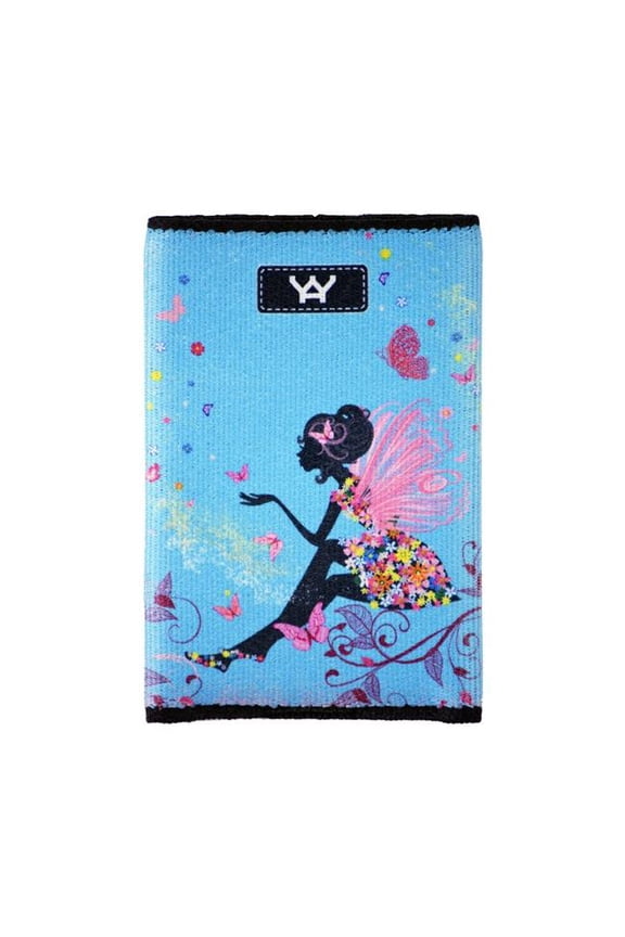 1192 The Perfect Slim Wallet for Front Pocket Use - Butterfly Princess