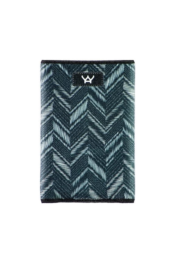 1161 The Perfect Slim Wallet for Front Pocket Use - Chevron