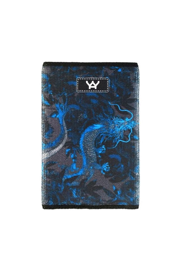 1431 The Perfect Slim Wallet for Front Pocket Use - Glowy Dragon