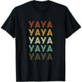thumbnail image 1 of Yaya Cute Grandma Gift Grandmother T-Shirt, 1 of 3