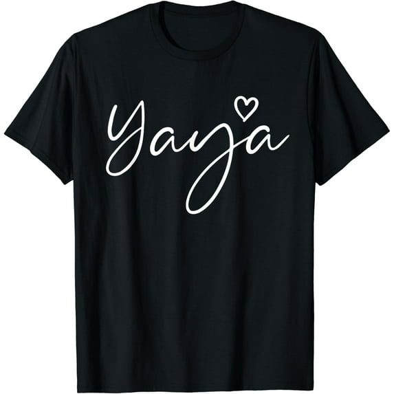 Yaya Gifts For Women Grandma Heart Mother'S Gift Yaya T-Shirt Unisex S-5XL Hot Trending Shirt, Vintage Birthday Gift