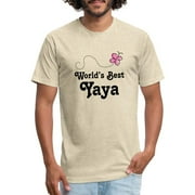 Yaya Grandma Worlds Best Fitted Cotton / Poly T-Shirt