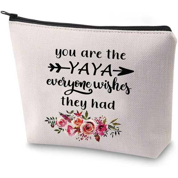 Yaya Makeup Bag Grandma Gift from Grandchildren Best Yaya Ever Gift YAYA Appreciation Gift Mother's Day Gift