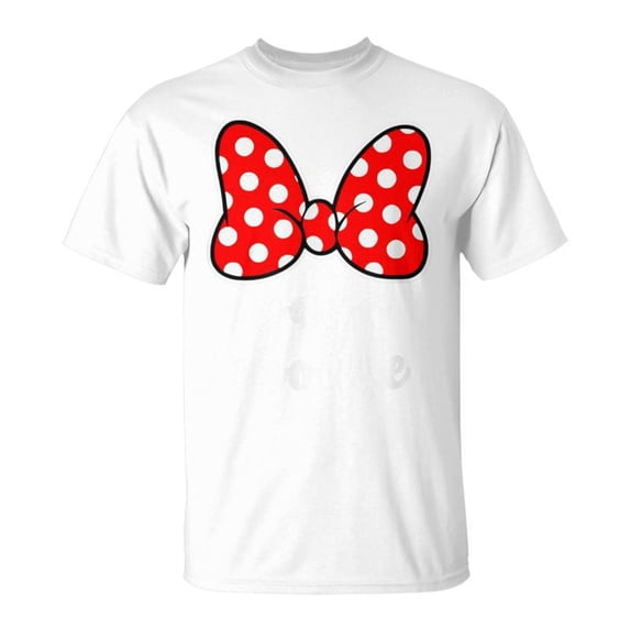 Yaya Mouse Family Vacation Bow TShirt