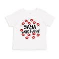 thumbnail image 1 of Yaya Was Here Toddler T-Shirt 2T White, 1 of 3