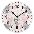 thumbnail image 1 of Yayeee 10" Wall Clock Battery Operated Quartz Round Silent Non-Ticking Home Decor, Cute Elephant, 1 of 6