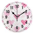 thumbnail image 1 of Yayeee 10" Wall Clock Battery Operated Quartz Round Silent Non-Ticking Home Decor, Geometric Love, 1 of 6
