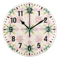 thumbnail image 1 of Yayeee 10" Wall Clock Battery Operated Quartz Round Silent Non-Ticking Home Decor, Retro Green Stars, 1 of 6
