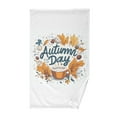 thumbnail image 1 of Yayeee 100% Cotton Hand Towels for Bathroom 16" x 28" Soft Absorbent Kitchen Towel, Autumn Day with Cocoa Pattern, 1 of 7