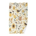 thumbnail image 1 of Yayeee 100% Cotton Hand Towels for Bathroom 16" x 28" Kitchen Towel, Beige Birds Floral, 1 of 7
