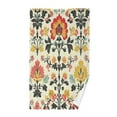 thumbnail image 1 of Yayeee 100% Cotton Hand Towels for Bathroom 16" x 28" Kitchen Towel, Beige Floral, 1 of 7