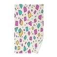 thumbnail image 1 of Yayeee 100% Cotton Hand Towels for Bathroom 16" x 28" Soft Absorbent Kitchen Towel, Beige Retro Pattern, 1 of 7