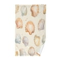 thumbnail image 1 of Yayeee 100% Cotton Hand Towels for Bathroom 16" x 28" Kitchen Towel, Beige Seashell, 1 of 7