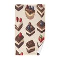thumbnail image 1 of Yayeee 100% Cotton Hand Towels for Bathroom 16" x 28" Soft Absorbent Kitchen Towel, Blue Cakes, 1 of 7