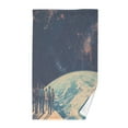thumbnail image 1 of Yayeee 100% Cotton Hand Towels for Bathroom 16" x 28" Kitchen Towel, Blue Earth, 1 of 7