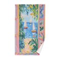 thumbnail image 1 of Yayeee 100% Cotton Hand Towels for Bathroom 16" x 28" Kitchen Towel, Blue Seaside, 1 of 7