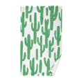 thumbnail image 1 of Yayeee 100% Cotton Hand Towels for Bathroom 16" x 28" Soft Absorbent Kitchen Towel, Cactus Pattern, 1 of 7