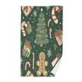 thumbnail image 1 of Yayeee 100% Cotton Hand Towels for Bathroom 16" x 28" Kitchen Towel, Christmas Gift Pattern, 1 of 7