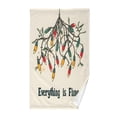 thumbnail image 1 of Yayeee 100% Cotton Hand Towels for Bathroom 16" x 28" Soft Absorbent Kitchen Towel, Christmas Light, 1 of 7