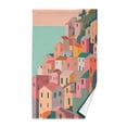 thumbnail image 1 of Yayeee 100% Cotton Hand Towels for Bathroom 16" x 28" Soft Absorbent Kitchen Towel, Cityscape Painting, 1 of 7