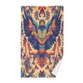 thumbnail image 1 of Yayeee 100% Cotton Hand Towels for Bathroom 16" x 28" Soft Absorbent Kitchen Towel, Colorful Abstract Eagle, 1 of 7