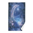thumbnail image 1 of Yayeee 100% Cotton Hand Towels for Bathroom 16" x 28" Soft Absorbent Kitchen Towel, Crystal Ball, 1 of 7