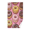 thumbnail image 1 of Yayeee 100% Cotton Hand Towels for Bathroom 16" x 28" Kitchen Towel, Cute Doughnuts Pattern, 1 of 7