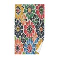 thumbnail image 1 of Yayeee 100% Cotton Hand Towels for Bathroom 16" x 28" Soft Absorbent Kitchen Towel, Dark Floral, 1 of 7