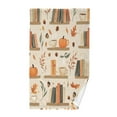 thumbnail image 1 of Yayeee 100% Cotton Hand Towels for Bathroom 16" x 28" Kitchen Towel, Fall Book Shelf, 1 of 7
