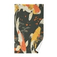 thumbnail image 1 of Yayeee 100% Cotton Hand Towels for Bathroom 16" x 28" Soft Absorbent Kitchen Towel, Fish Pattern, 1 of 7