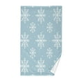 thumbnail image 1 of Yayeee 100% Cotton Hand Towels for Bathroom 16" x 28" Soft Absorbent Kitchen Towel, Gray Snowflake, 1 of 7