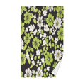 thumbnail image 1 of Yayeee 100% Cotton Hand Towels for Bathroom 16" x 28" Soft Absorbent Kitchen Towel, Green Flower Pattern, 1 of 7