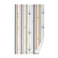 thumbnail image 1 of Yayeee 100% Cotton Hand Towels for Bathroom 16" x 28" Soft Absorbent Kitchen Towel, Nautical Pattern, 1 of 7