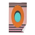 thumbnail image 1 of Yayeee 100% Cotton Hand Towels for Bathroom 16" x 28" Kitchen Towel, Orange Circle, 1 of 7