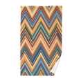 thumbnail image 1 of Yayeee 100% Cotton Hand Towels for Bathroom 16" x 28" Soft Absorbent Kitchen Towel, Orange Geometric, 1 of 7
