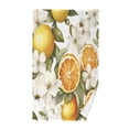 thumbnail image 1 of Yayeee 100% Cotton Hand Towels for Bathroom 16" x 28" Soft Absorbent Kitchen Towel, Oranges Watercolor, 1 of 7