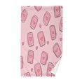 thumbnail image 1 of Yayeee 100% Cotton Hand Towels for Bathroom 16" x 28" Soft Absorbent Kitchen Towel, Phones and Hearts, 1 of 7
