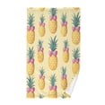 thumbnail image 1 of Yayeee 100% Cotton Hand Towels for Bathroom 16" x 28" Soft Absorbent Kitchen Towel, Pineapple Love, 1 of 7