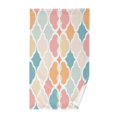 thumbnail image 1 of Yayeee 100% Cotton Hand Towels for Bathroom 16" x 28" Soft Absorbent Kitchen Towel, Pink Abstract Pattern, 1 of 7