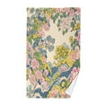 thumbnail image 1 of Yayeee 100% Cotton Hand Towels for Bathroom 16" x 28" Kitchen Towel, Pink Floral Wave, 1 of 7