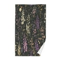thumbnail image 1 of Yayeee 100% Cotton Hand Towels for Bathroom 16" x 28" Kitchen Towel, Purple Floral Pattern, 1 of 7