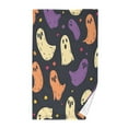 thumbnail image 1 of Yayeee 100% Cotton Hand Towels for Bathroom 16" x 28" Kitchen Towel, Purple Halloween Ghosts, 1 of 7