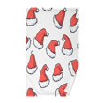 thumbnail image 1 of Yayeee 100% Cotton Hand Towels for Bathroom 16" x 28" Kitchen Towel, Santa Hats Pattern, 1 of 7